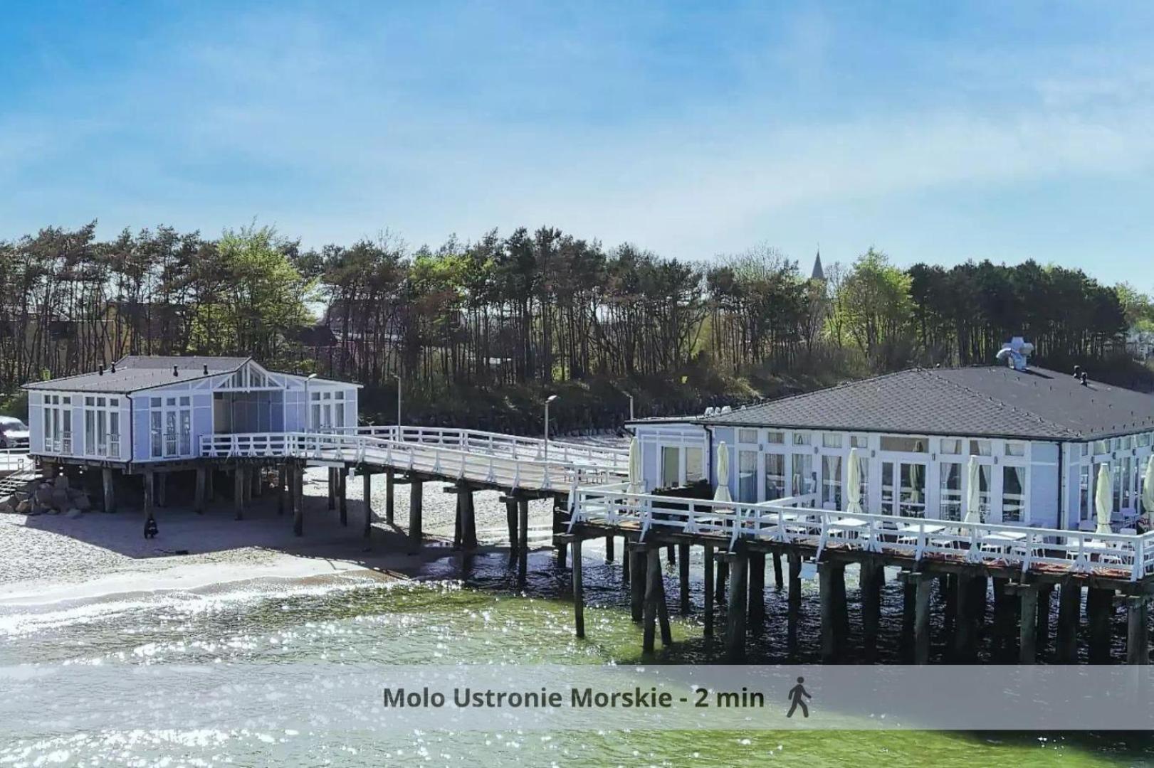 Apartament 3Mola Ku Morzu - Balkon Oraz Prywatny Taras Na Dachu, Free Parking, 150 Metrow Do Morza Ustronie Morskie